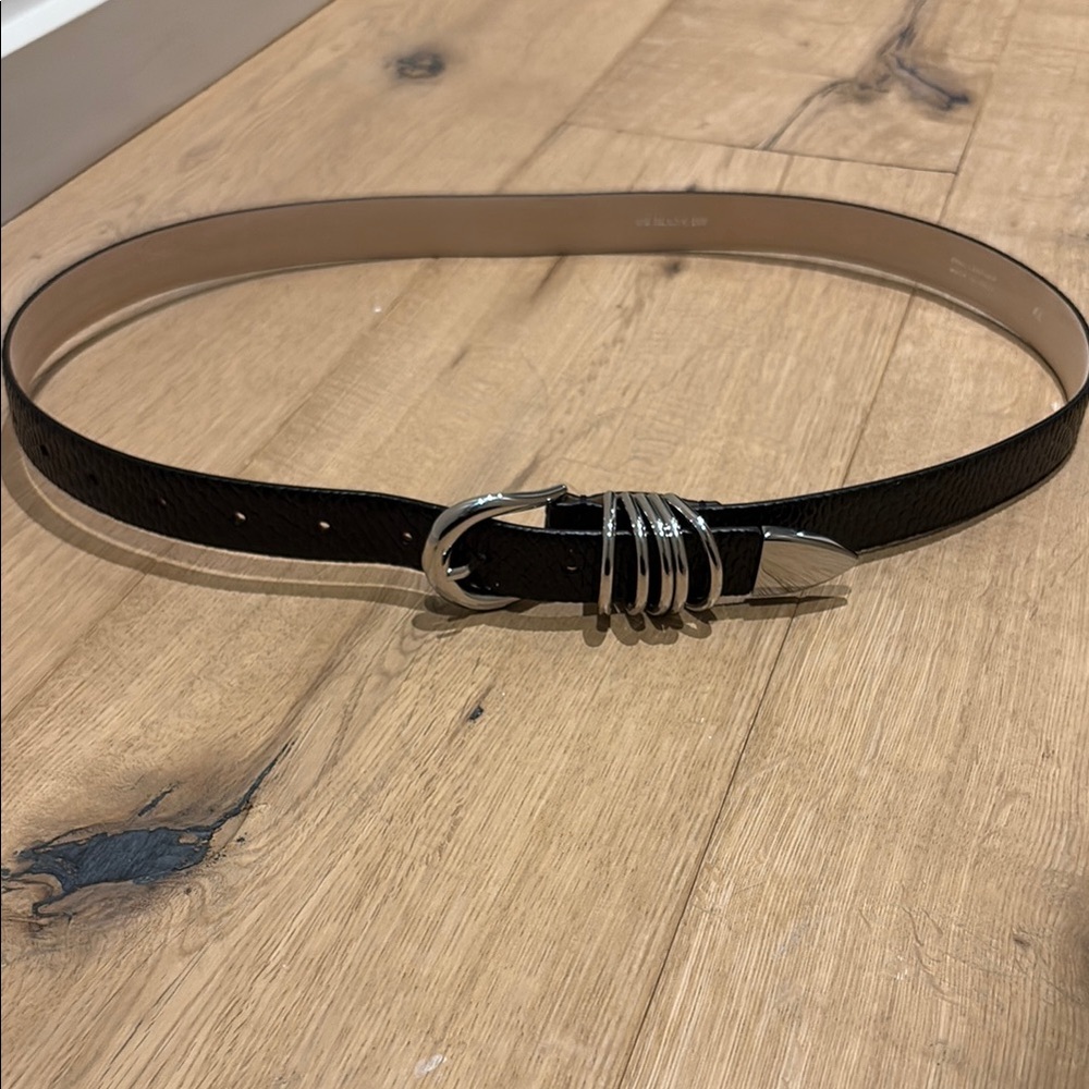 Black and Silver Dehanche Hollyhock Belt